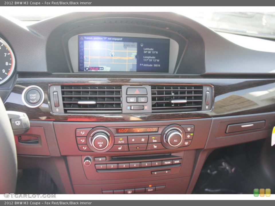 Fox Red/Black/Black Interior Controls for the 2012 BMW M3 Coupe #65528318