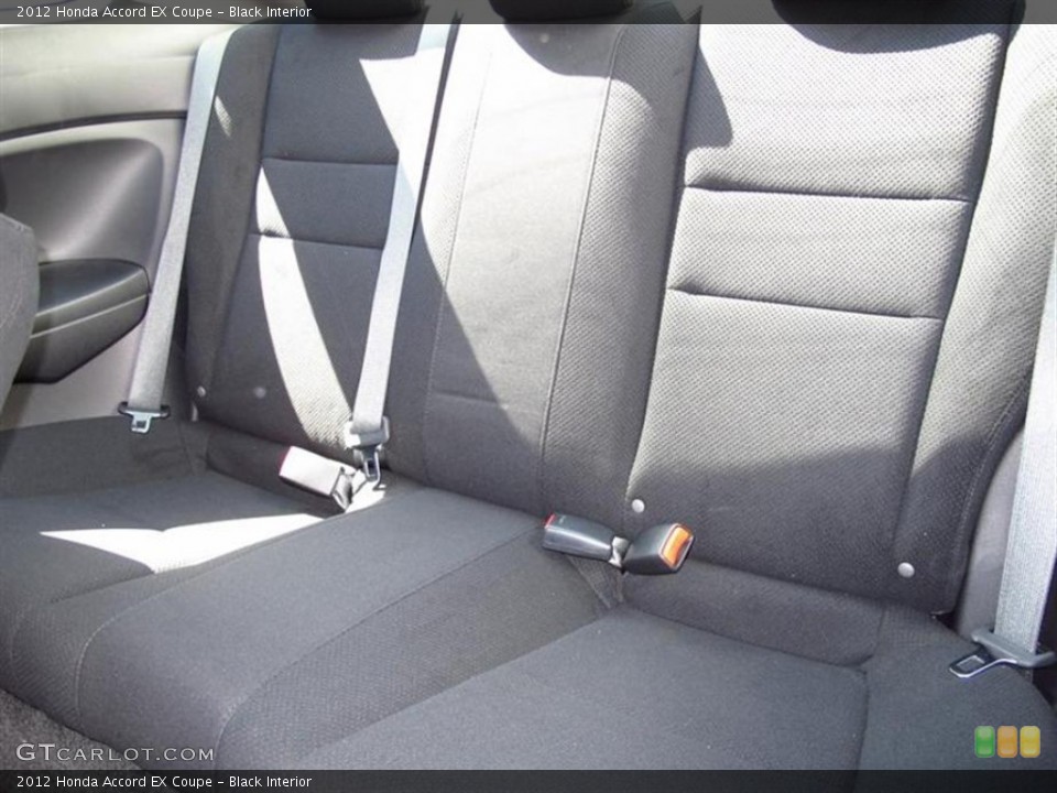Black Interior Rear Seat for the 2012 Honda Accord EX Coupe #65528420