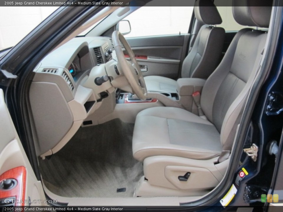 Medium Slate Gray Interior Photo for the 2005 Jeep Grand Cherokee Limited 4x4 #65529743