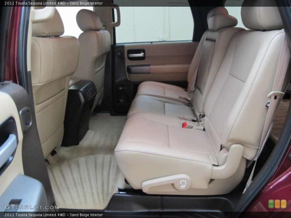 Sand Beige Interior Rear Seat for the 2011 Toyota Sequoia Limited 4WD #65531162