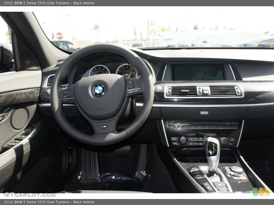 Black Interior Dashboard for the 2012 BMW 5 Series 550i Gran Turismo #65532341