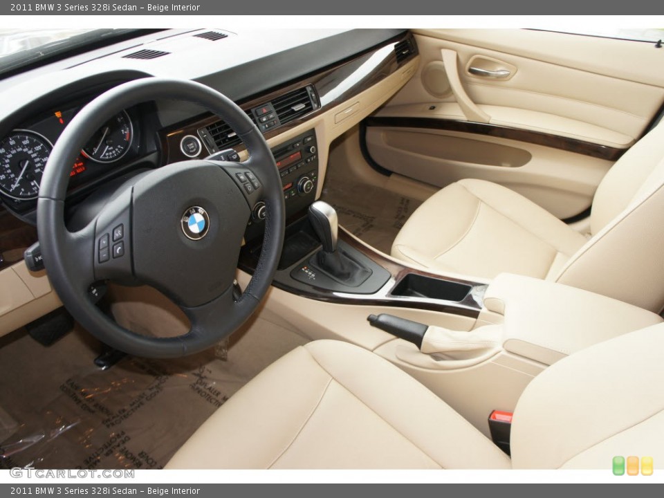 Beige Interior Photo for the 2011 BMW 3 Series 328i Sedan #65532671