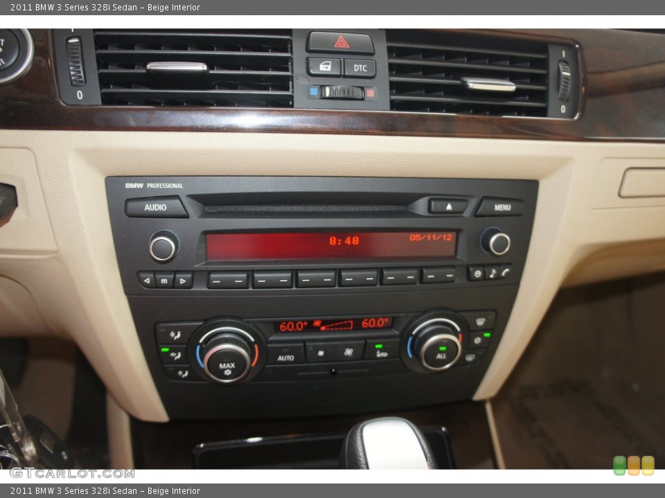 Beige Interior Controls for the 2011 BMW 3 Series 328i Sedan #65532677