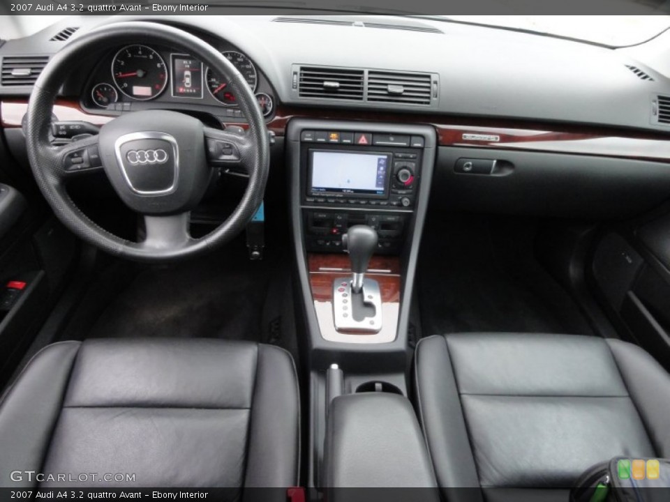 Ebony Interior Dashboard for the 2007 Audi A4 3.2 quattro Avant #65535132