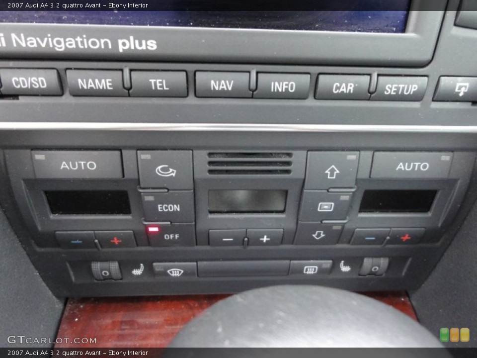 Ebony Interior Controls for the 2007 Audi A4 3.2 quattro Avant #65535240