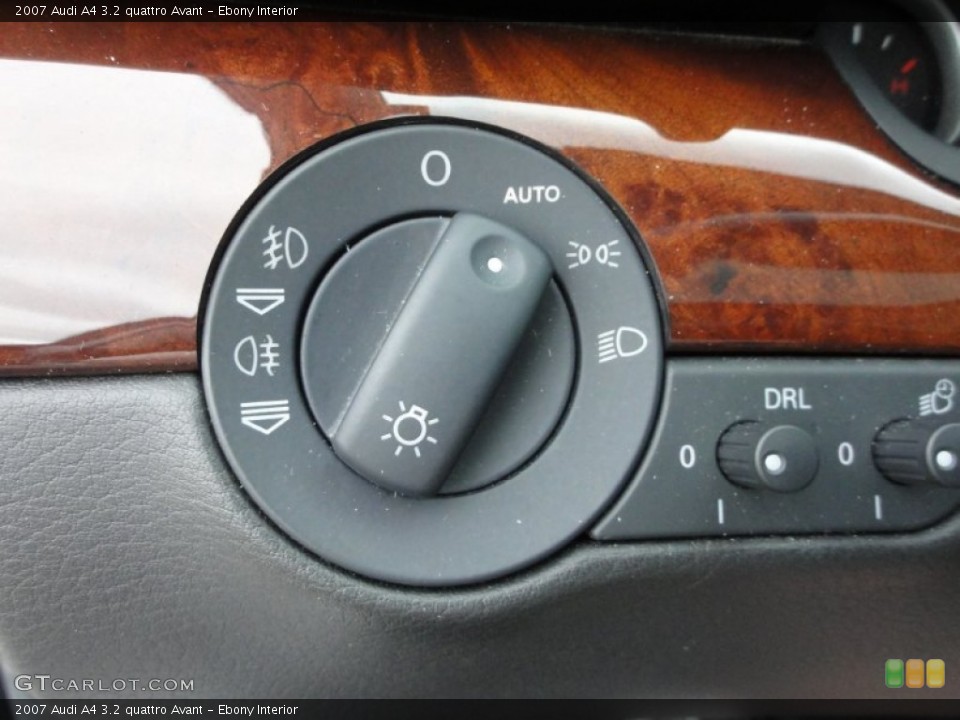 Ebony Interior Controls for the 2007 Audi A4 3.2 quattro Avant #65535327