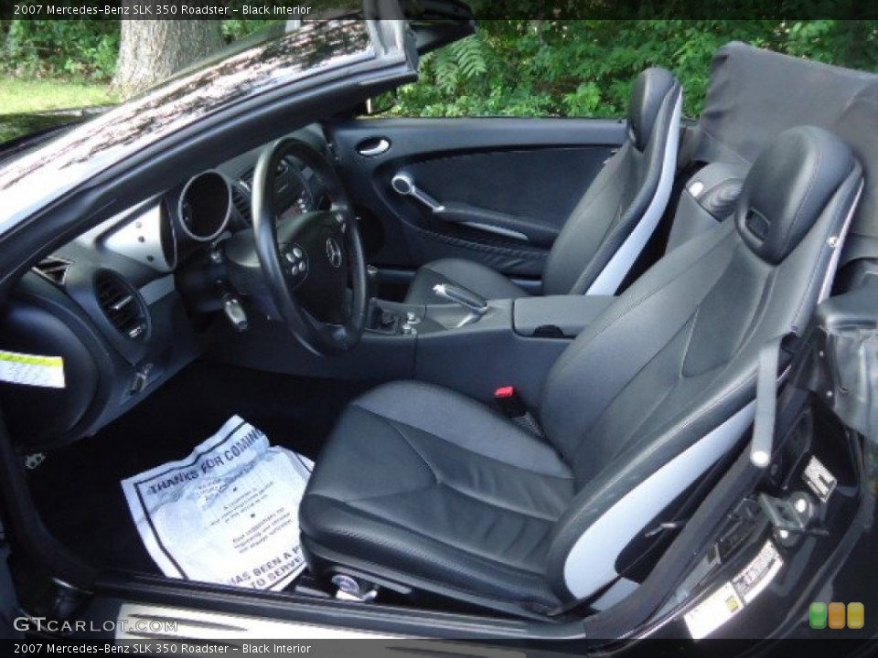 Black Interior Photo for the 2007 Mercedes-Benz SLK 350 Roadster #65536167