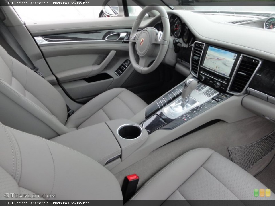 Platinum Grey Interior Photo for the 2011 Porsche Panamera 4 #65537022