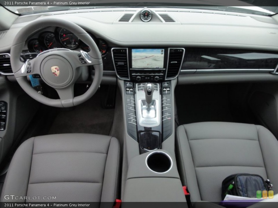 Platinum Grey Interior Dashboard for the 2011 Porsche Panamera 4 #65537067