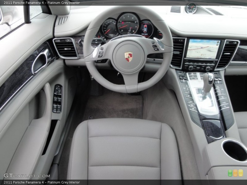 Platinum Grey Interior Dashboard for the 2011 Porsche Panamera 4 #65537076