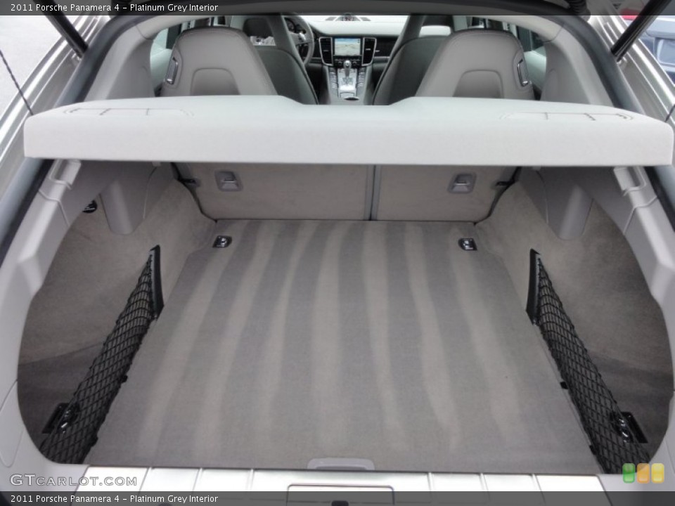 Platinum Grey Interior Trunk for the 2011 Porsche Panamera 4 #65537082