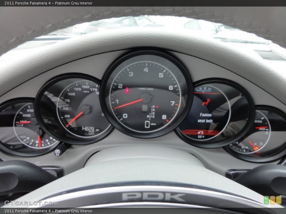 Platinum Grey Interior Gauges for the 2011 Porsche Panamera 4 #65537185