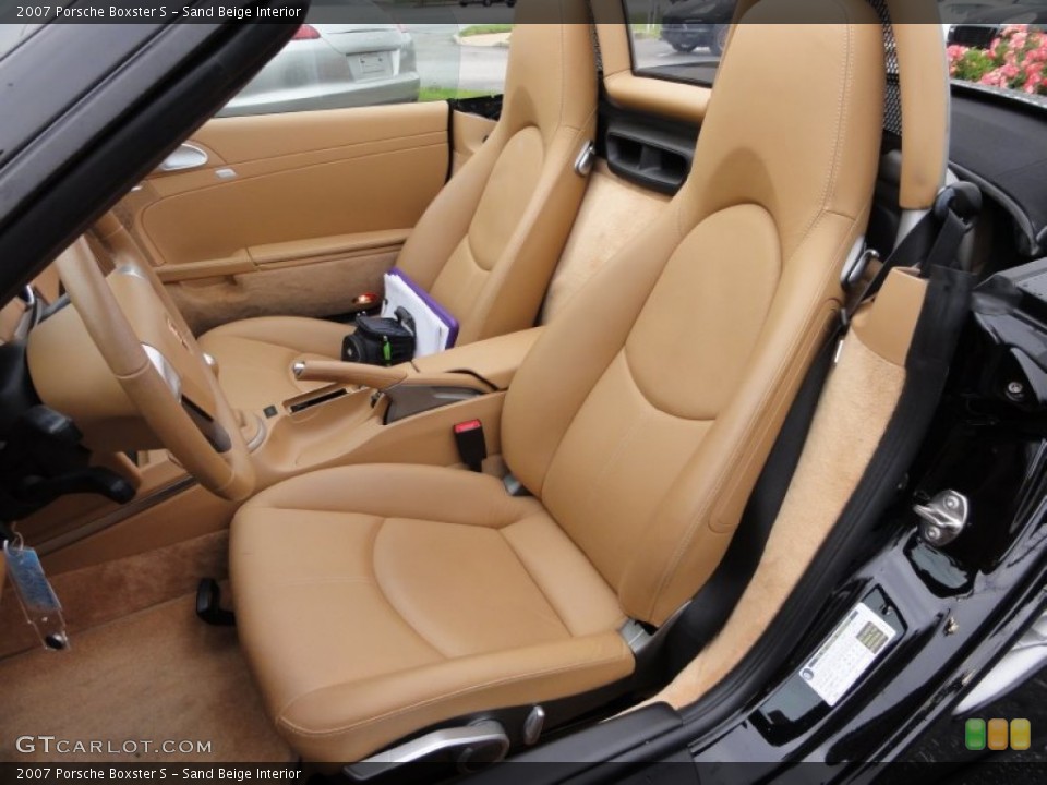 Sand Beige Interior Photo for the 2007 Porsche Boxster S #65538171