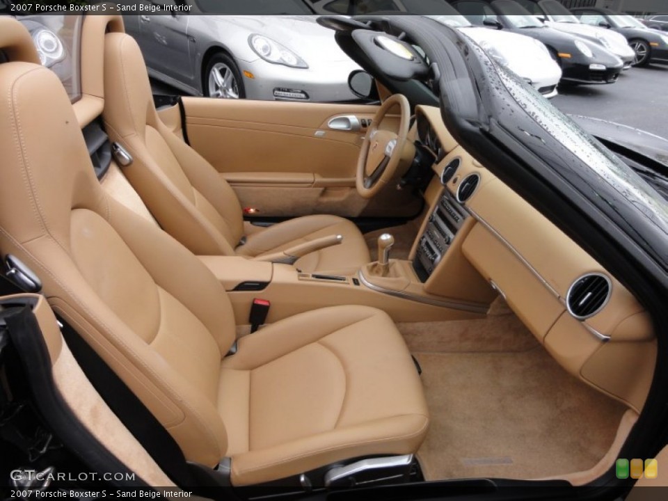 Sand Beige Interior Photo for the 2007 Porsche Boxster S #65538197