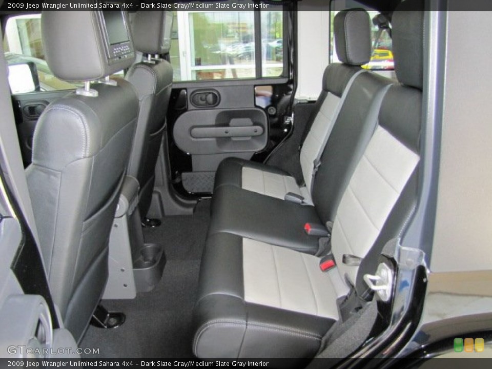 Dark Slate Gray/Medium Slate Gray Interior Photo for the 2009 Jeep Wrangler Unlimited Sahara 4x4 #65538267
