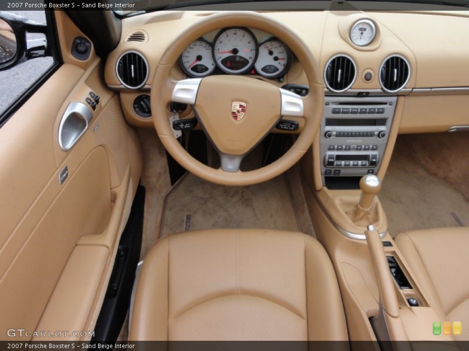 Sand Beige Interior Photo for the 2007 Porsche Boxster S #65538333