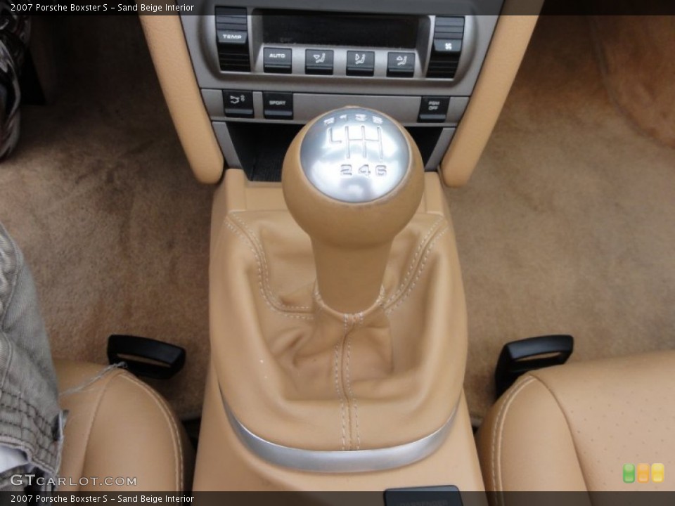 Sand Beige Interior Transmission for the 2007 Porsche Boxster S #65538357