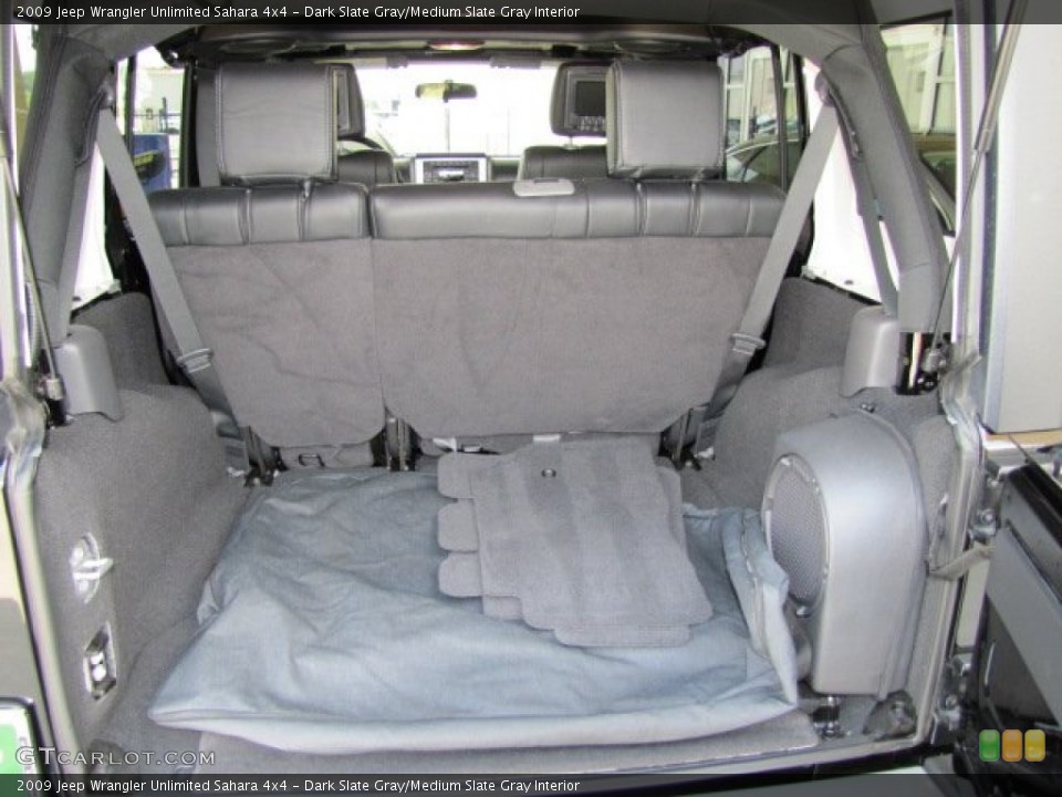 Dark Slate Gray/Medium Slate Gray Interior Trunk for the 2009 Jeep Wrangler Unlimited Sahara 4x4 #65538477
