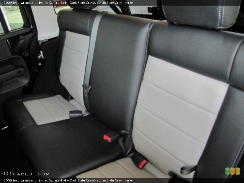 Dark Slate Gray/Medium Slate Gray Interior Photo for the 2009 Jeep Wrangler Unlimited Sahara 4x4 #65538486
