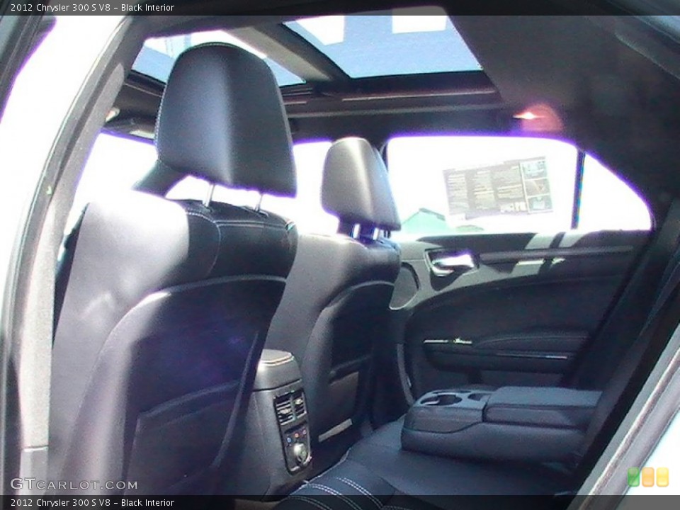 Black Interior Sunroof for the 2012 Chrysler 300 S V8 #65539168