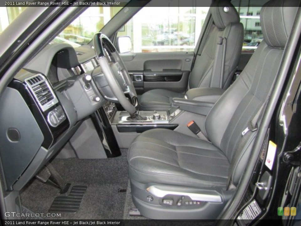 Jet Black/Jet Black Interior Photo for the 2011 Land Rover Range Rover HSE #65539215