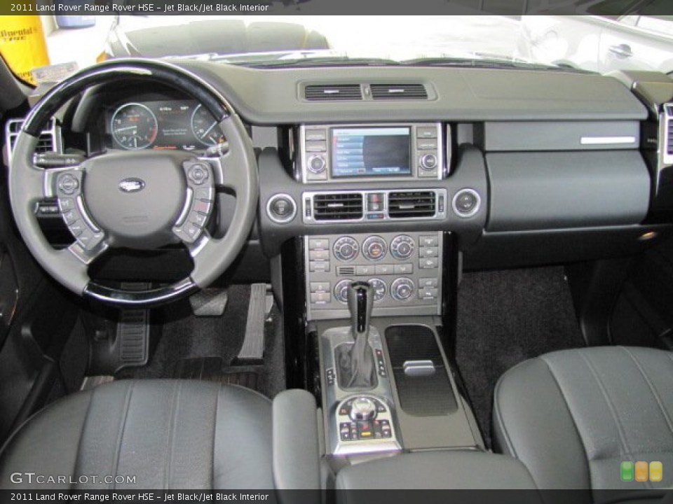 Jet Black/Jet Black Interior Dashboard for the 2011 Land Rover Range Rover HSE #65539225