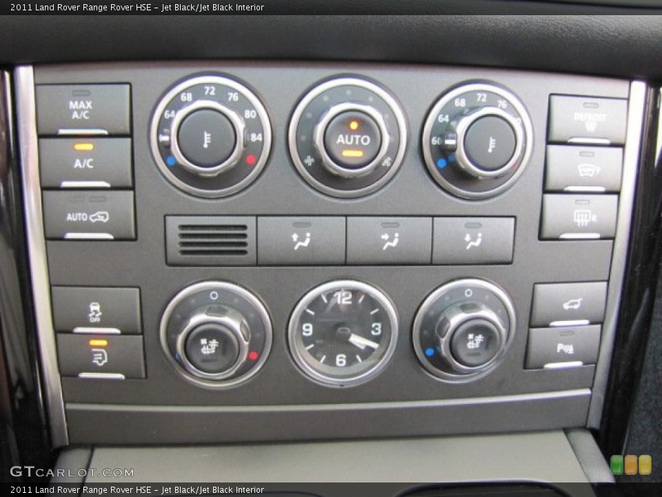 Jet Black/Jet Black Interior Controls for the 2011 Land Rover Range Rover HSE #65539431