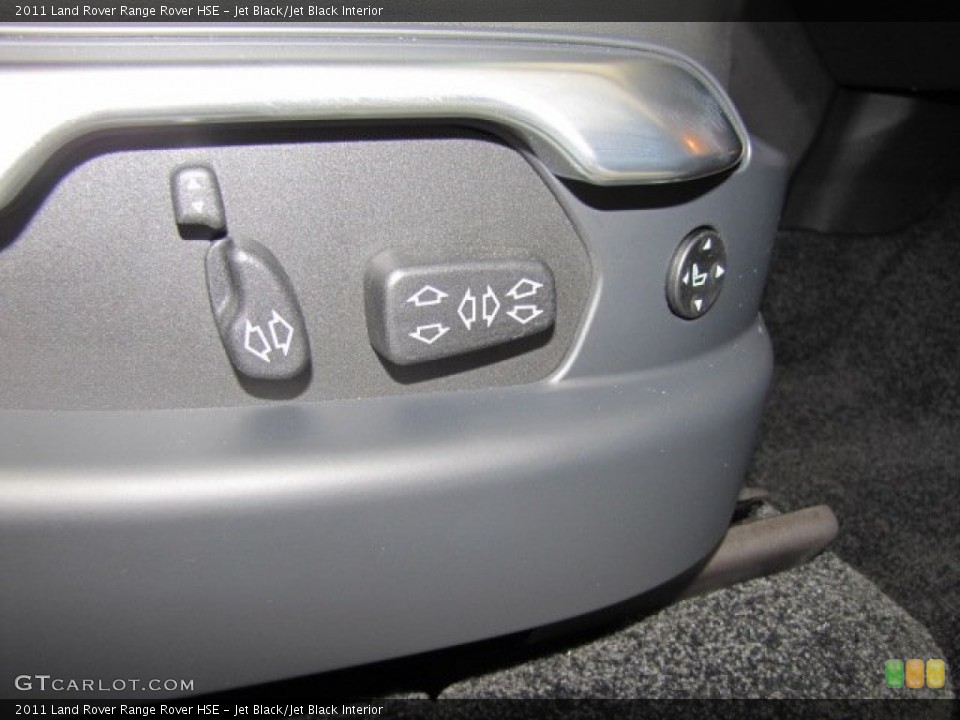 Jet Black/Jet Black Interior Controls for the 2011 Land Rover Range Rover HSE #65539482