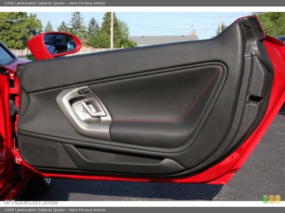 Nero Perseus Interior Door Panel for the 2008 Lamborghini Gallardo Spyder #65539548