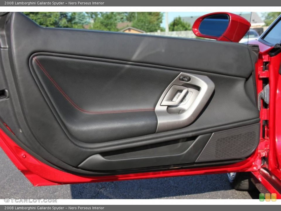 Nero Perseus Interior Door Panel for the 2008 Lamborghini Gallardo Spyder #65539581