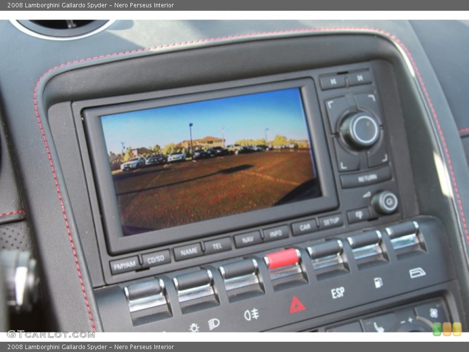 Nero Perseus Interior Controls for the 2008 Lamborghini Gallardo Spyder #65539599