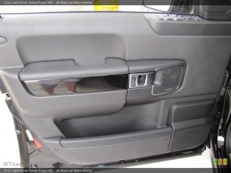 Jet Black/Jet Black Interior Door Panel for the 2011 Land Rover Range Rover HSE #65539602
