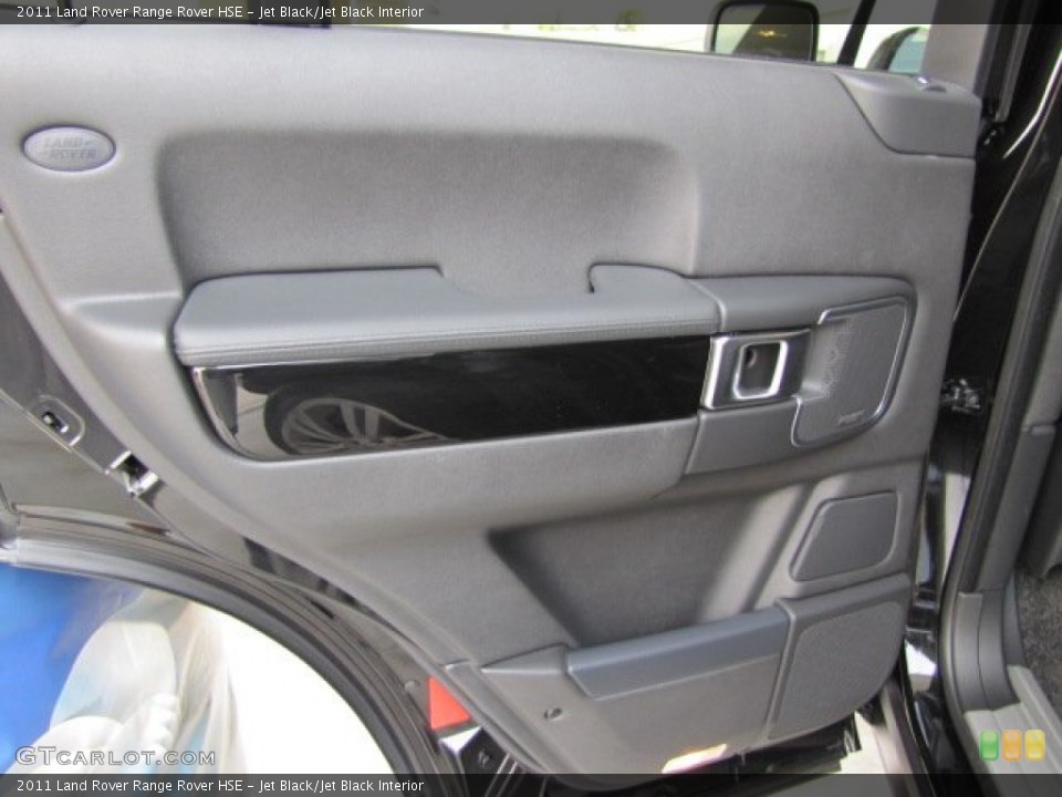 Jet Black/Jet Black Interior Door Panel for the 2011 Land Rover Range Rover HSE #65539608