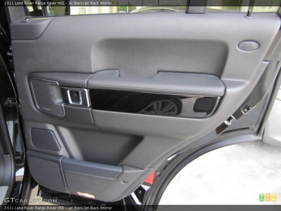 Jet Black/Jet Black Interior Door Panel for the 2011 Land Rover Range Rover HSE #65539620
