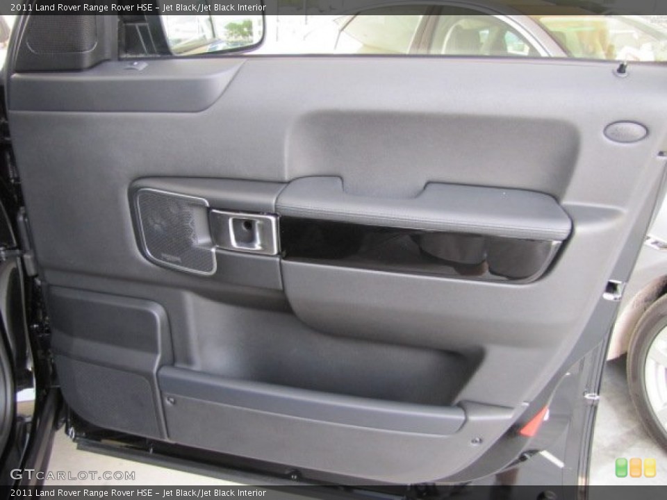 Jet Black/Jet Black Interior Door Panel for the 2011 Land Rover Range Rover HSE #65539628
