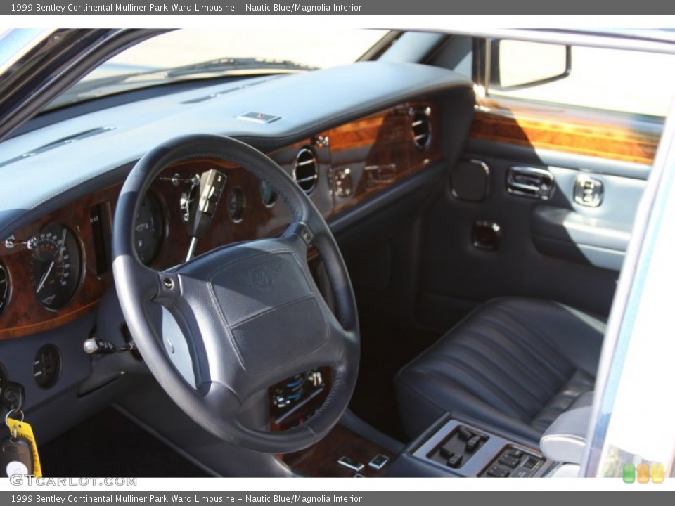 Nautic Blue/Magnolia Interior Photo for the 1999 Bentley Continental Mulliner Park Ward Limousine #65540376