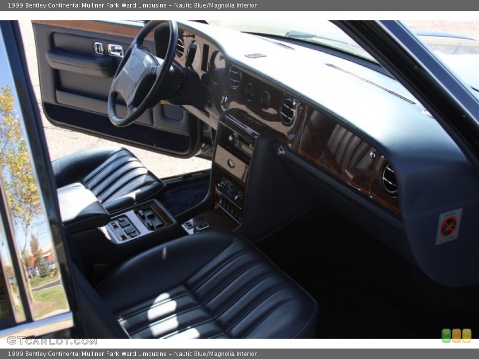 Nautic Blue/Magnolia Interior Photo for the 1999 Bentley Continental Mulliner Park Ward Limousine #65540415