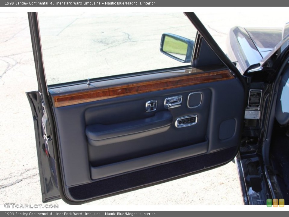 Nautic Blue/Magnolia Interior Door Panel for the 1999 Bentley Continental Mulliner Park Ward Limousine #65540470