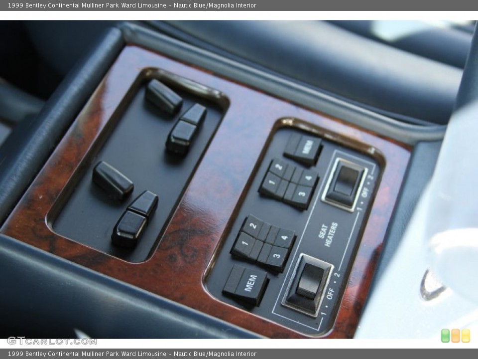 Nautic Blue/Magnolia Interior Controls for the 1999 Bentley Continental Mulliner Park Ward Limousine #65540502