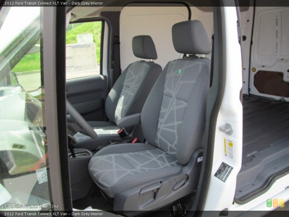Dark Grey Interior Front Seat for the 2012 Ford Transit Connect XLT Van #65540868