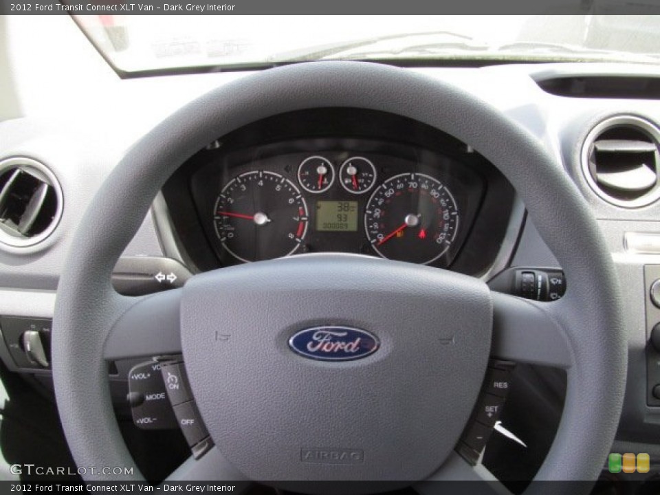 Dark Grey Interior Steering Wheel for the 2012 Ford Transit Connect XLT Van #65540925