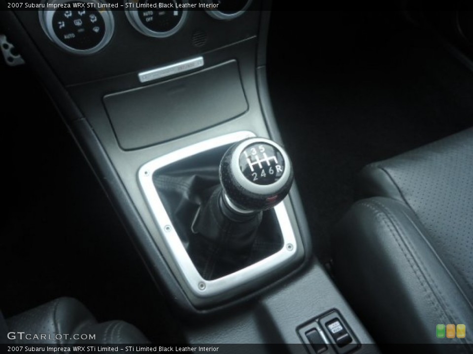 STi Limited Black Leather Interior Transmission for the 2007 Subaru Impreza WRX STi Limited #65542263