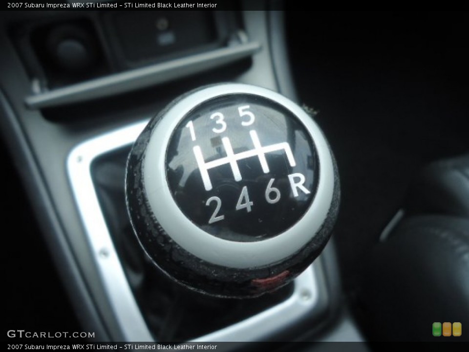 STi Limited Black Leather Interior Transmission for the 2007 Subaru Impreza WRX STi Limited #65542362