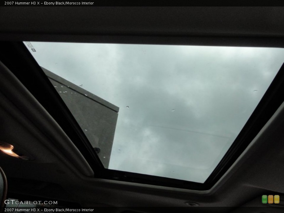 Ebony Black/Morocco Interior Sunroof for the 2007 Hummer H3 X #65542863