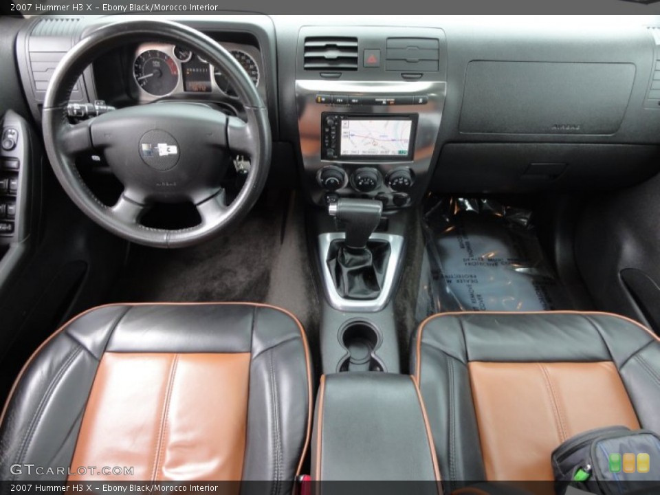Ebony Black/Morocco Interior Dashboard for the 2007 Hummer H3 X #65542896
