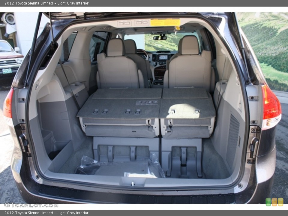 Light Gray Interior Trunk for the 2012 Toyota Sienna Limited #65545173
