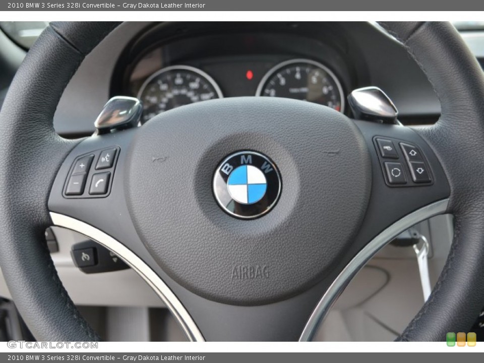 Gray Dakota Leather Interior Controls for the 2010 BMW 3 Series 328i Convertible #65547993