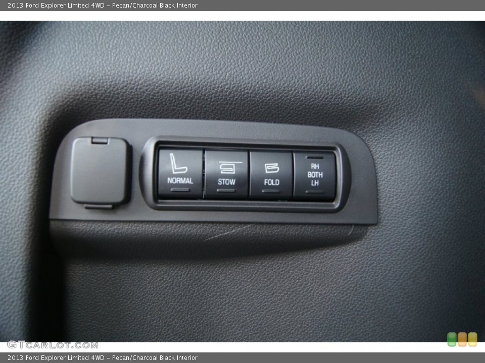 Pecan/Charcoal Black Interior Controls for the 2013 Ford Explorer Limited 4WD #65548554