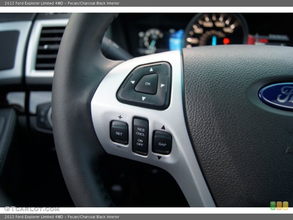 Pecan/Charcoal Black Interior Controls for the 2013 Ford Explorer Limited 4WD #65548608