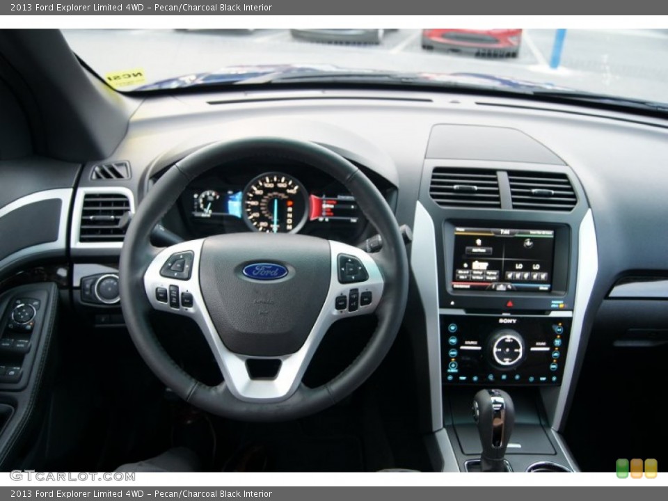 Pecan/Charcoal Black Interior Dashboard for the 2013 Ford Explorer Limited 4WD #65548620